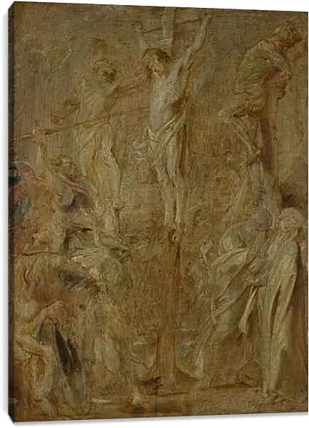 Постер на подрамнике - The Coup de Lance. Питер Пауль Рубенс