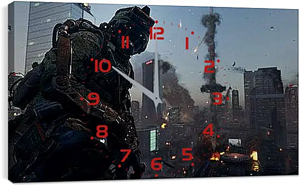 Часы картина - Call Of Duty: Advanced Warfare