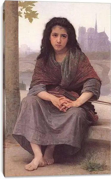 Постер на подрамнике - Bohemienne. Цыганка. Адольф Вильям Бугро