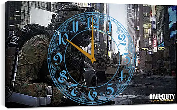 Часы картина - Call Of Duty: Advanced Warfare