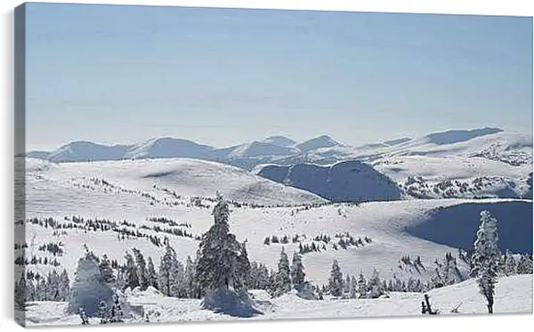 Постер на подрамнике - Зима