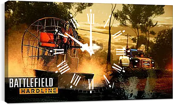 Часы картина - Battlefield: Hardline