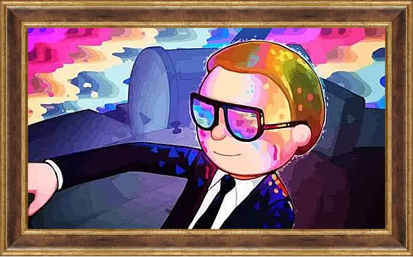 Картина в раме - Рик и Морти