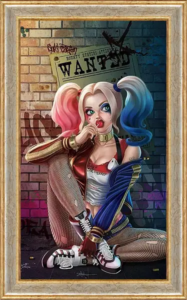 Картина в раме - Харли Квинн (Harley Quinn)
