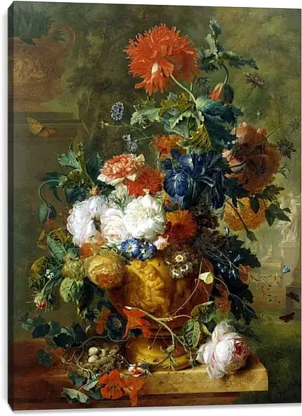 Постер на подрамнике - Цветы. Ян ван Хёйсум