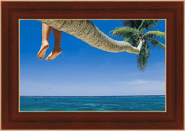 Картина в раме - Лето