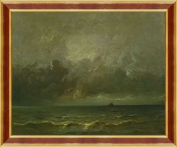 Картина в раме - Затишье перед бурей. Жюль Дюпре