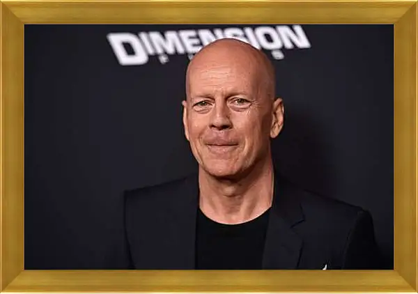 Картина в раме - Брюс Уиллис. Bruce Willis