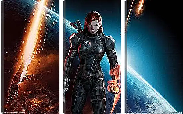 Модульная картина - Mass Effect 3