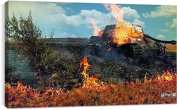 Постер на подрамнике - World Of Tanks