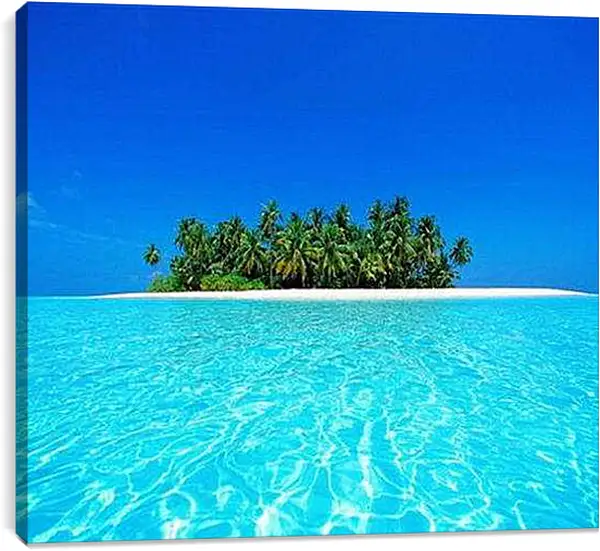 Постер на подрамнике - Райский остров