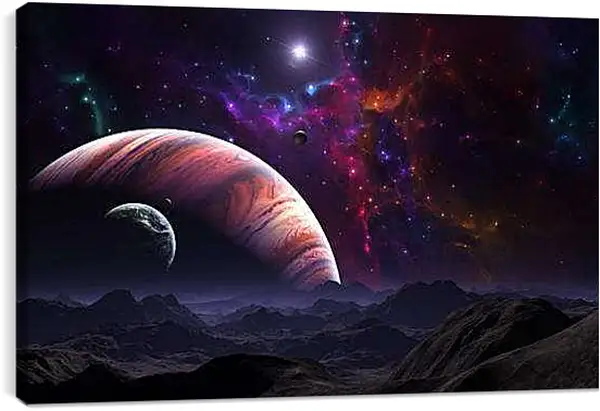 Постер на подрамнике - Космос