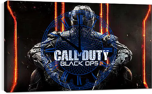 Часы картина - call of duty, black ops, black ops iii