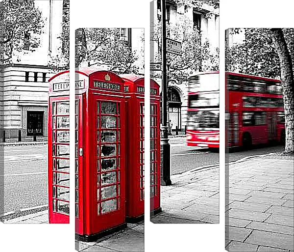 Модульная картина - Две кабинки