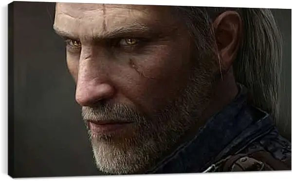 Постер на подрамнике - The Witcher (Ведьмак), Геральт гроза нечести