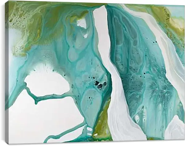 Постер на подрамнике - Emerald diptych2. Mari Dein