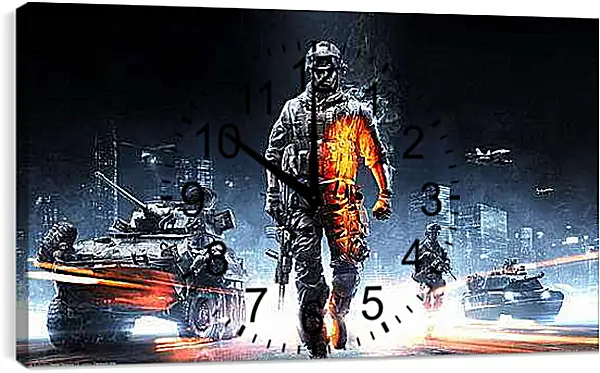 Часы картина - Battlefield 3