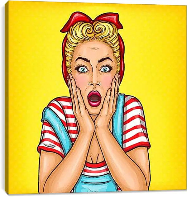 Постер на подрамнике - Удивление