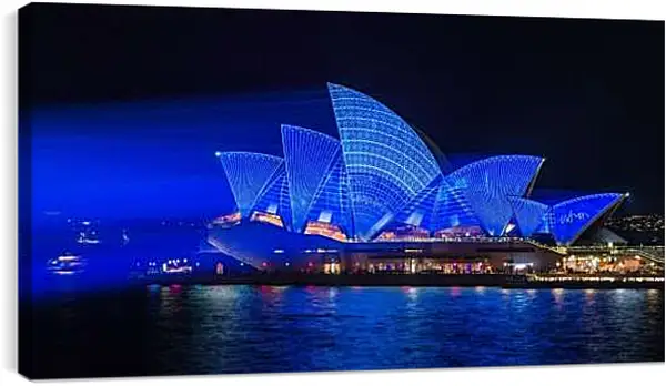 Постер на подрамнике - Сиднейский оперный театр 5. Австралия