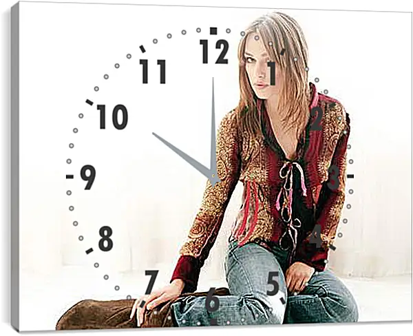 Часы картина - Keira Knightley - Кира Найтли
