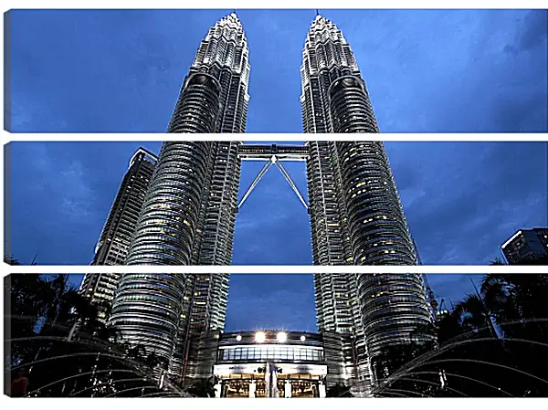 Модульная картина - Башни Петронас 2. Малайзия