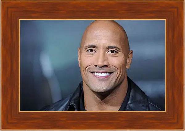 Картина в раме - Dwayne Douglas Johnson. Дуэйн Джонсон (Скала)