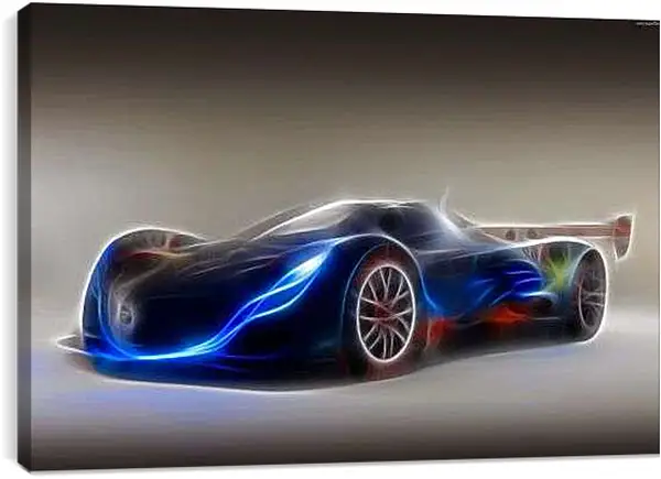 Постер на подрамнике - Спортивный автомобиль