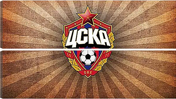 Модульная картина - Эмблема ФК ЦСКА Москва