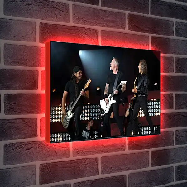 Лайтбокс световая панель - Металлика. Metallica