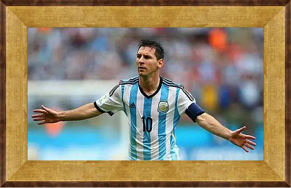 Картина в раме - Лионель Месси