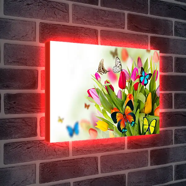 Лайтбокс световая панель - Весна