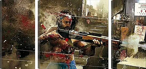Модульная картина - Cyberpunk 2077
