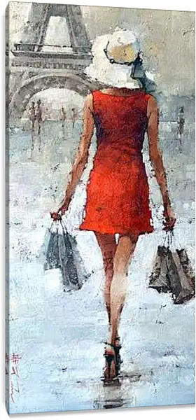 Постер на подрамнике - Париж