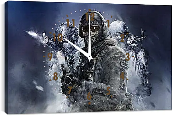 Часы картина - Call Of Duty