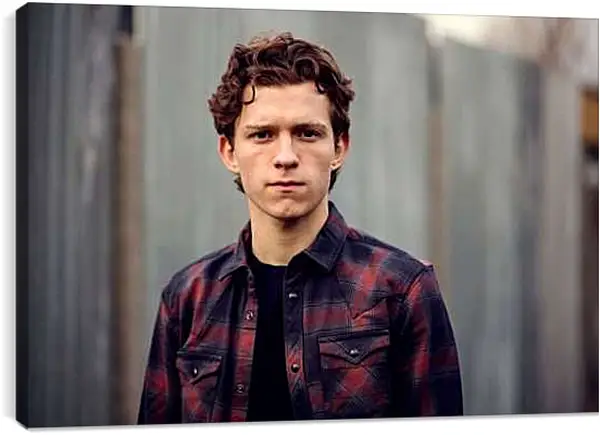 Постер на подрамнике - Том Холланд. Tom Holland