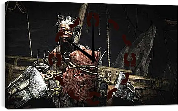 Часы картина - Mortal Kombat X