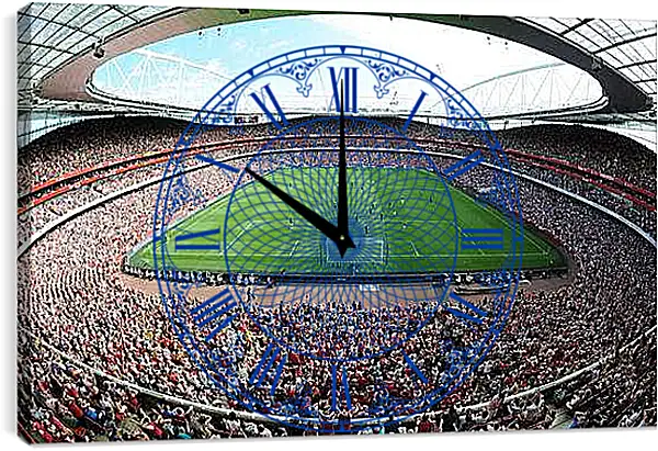 Часы картина - Полный стадион
