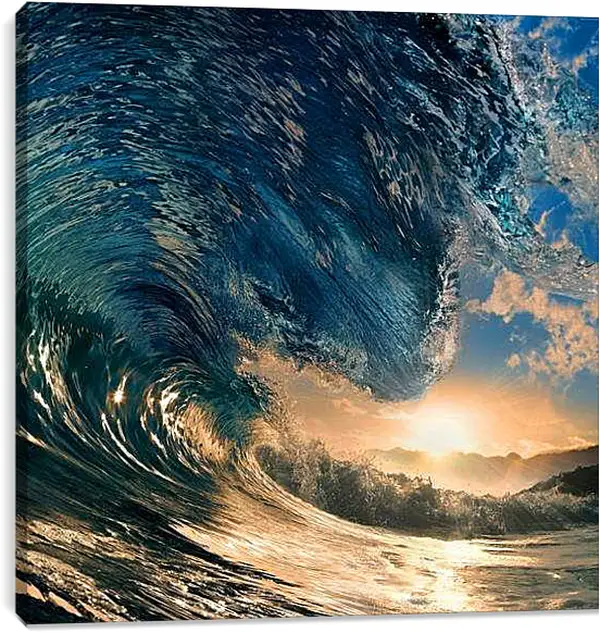 Постер на подрамнике - Волна