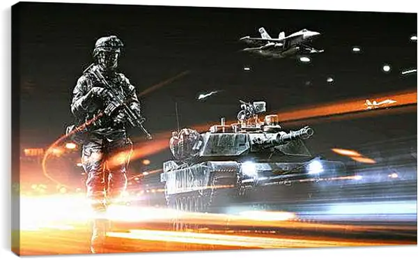 Постер на подрамнике - Battlefield 3