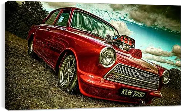 Постер на подрамнике - Ретро автомобиль
