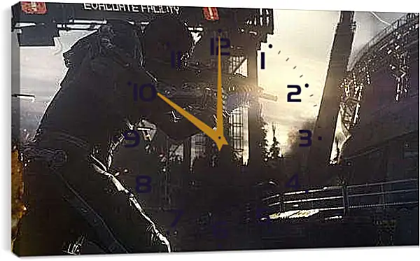 Часы картина - Call Of Duty: Advanced Warfare