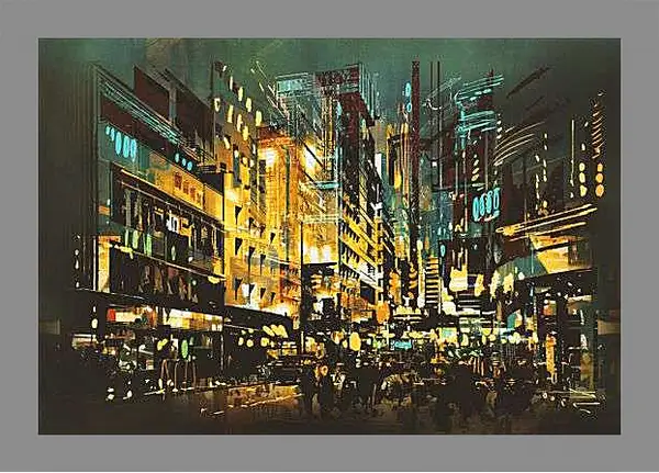 Картина в раме - ART город