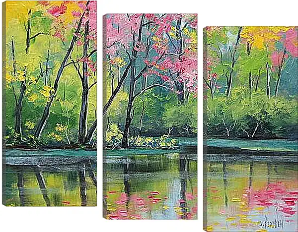 Модульная картина - Осень. Пейзаж