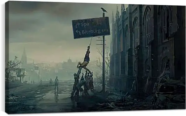 Постер на подрамнике - Dying Light 2: Stay Human