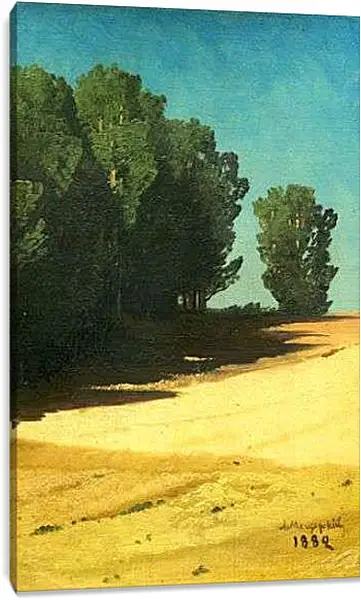 Постер на подрамнике - Летний пейзаж. Мещерский Арсений