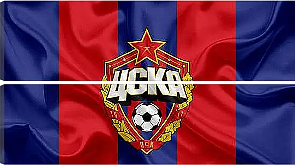 Модульная картина - Эмблема ФК ЦСКА Москва