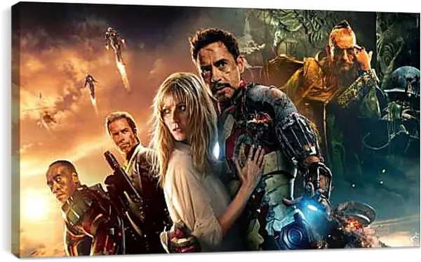 Постер на подрамнике - Железный человек. Iron Man