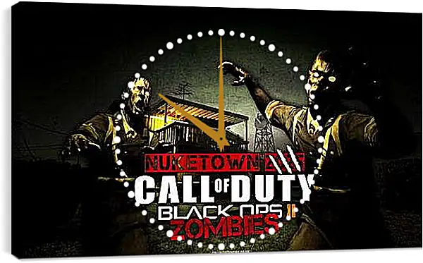 Часы картина - Call Of Duty: Black Ops II