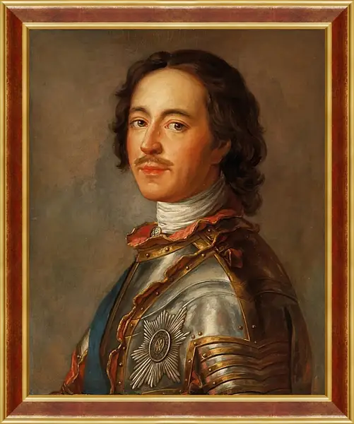 Картина в раме - Пётр I