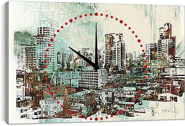 Часы картина - ART Город